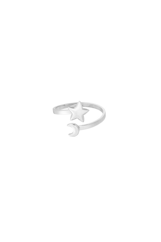 Star moon ring