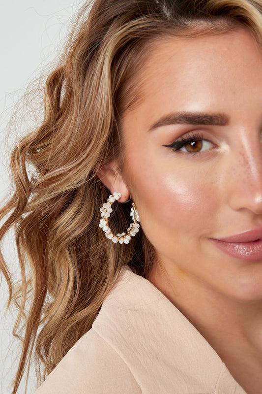 Lizy flower earrings