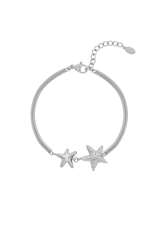 Double sea star bracelet