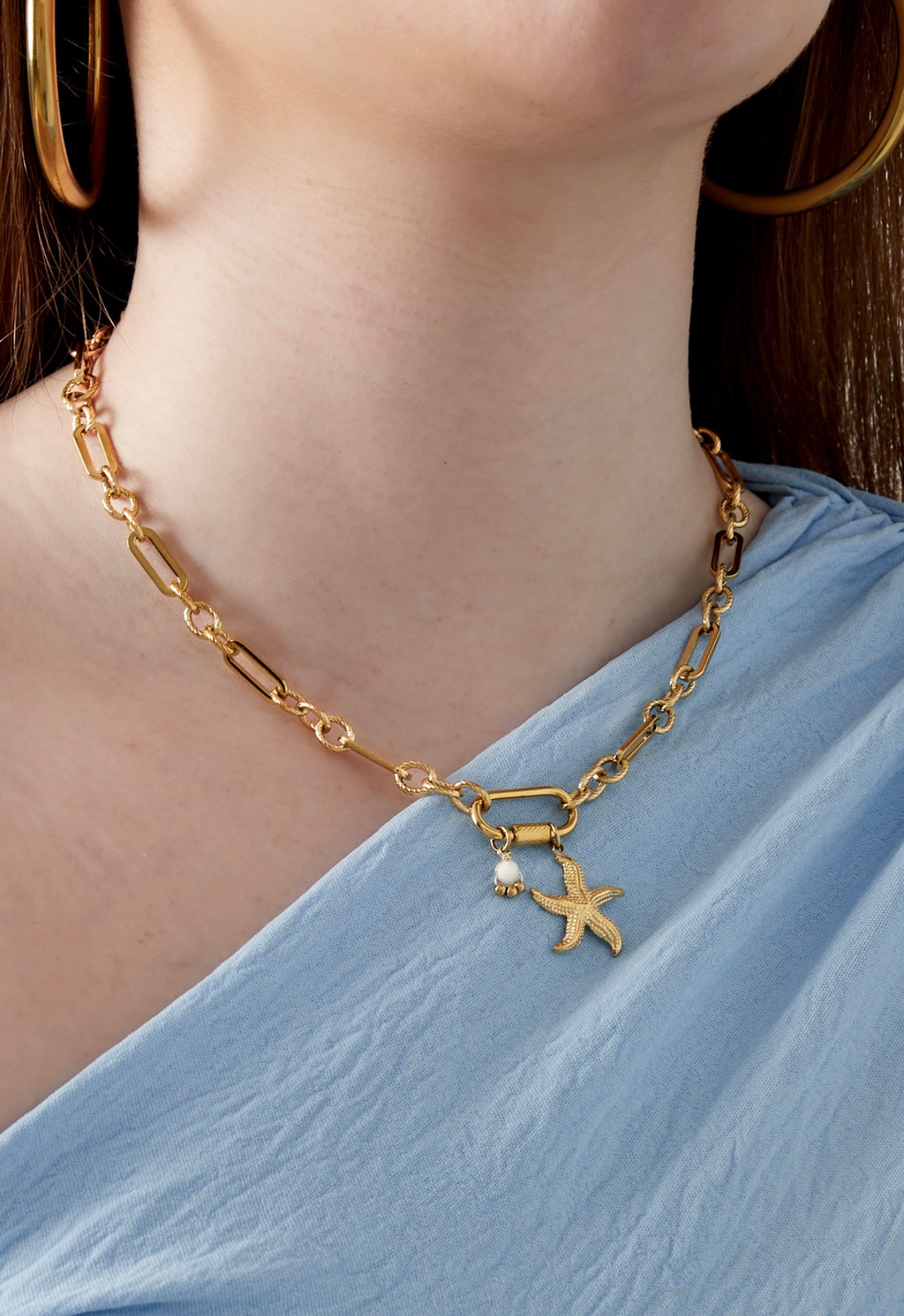Sea star necklace