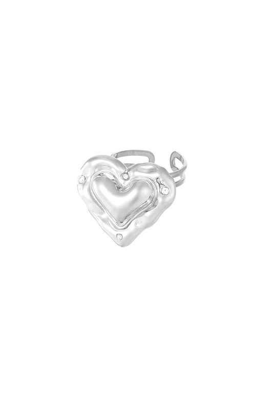 Diamant heart ring