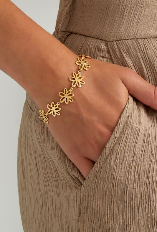 Flower bracelet