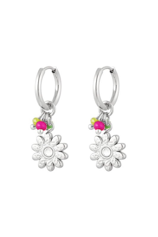 Flower earrings