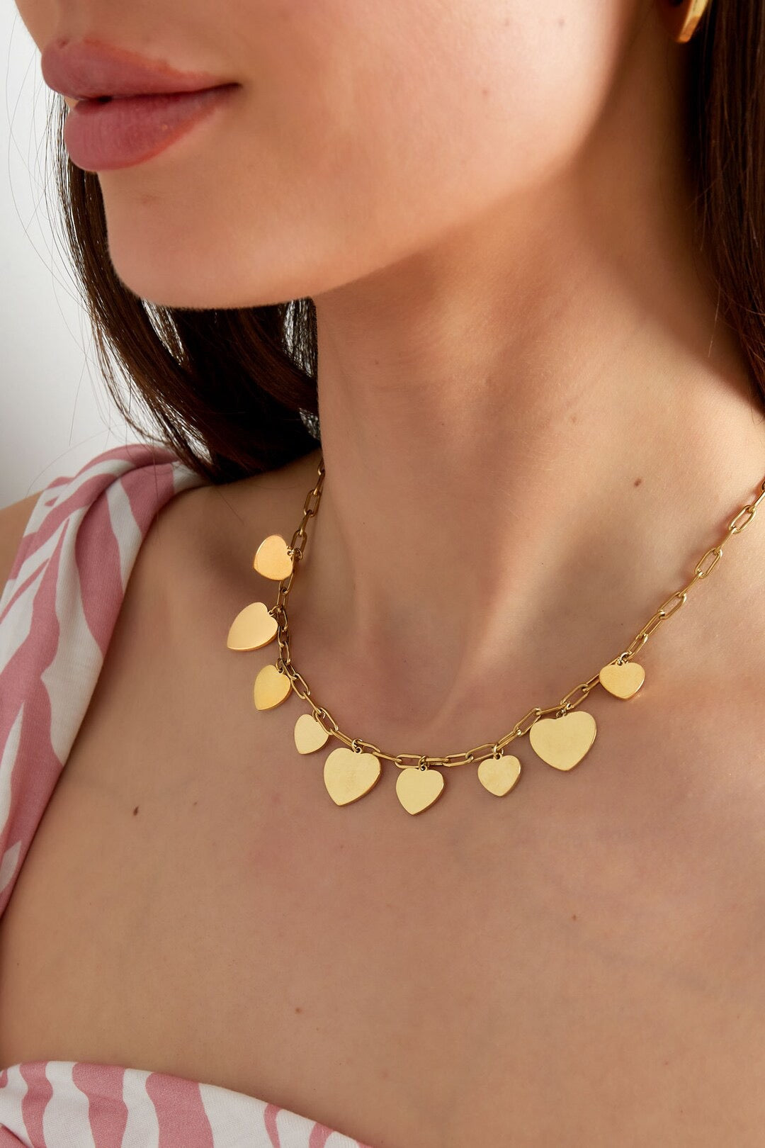 Lovely heart ketting