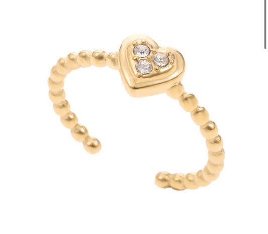 Doortje heart ring