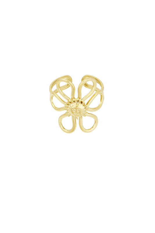Big flower ring