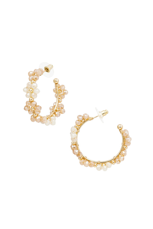 Lizy flower earrings