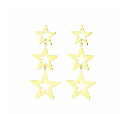 Pretty star earrings