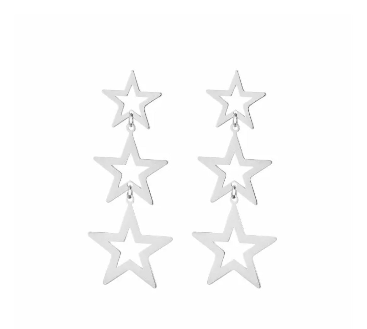 Pretty star earrings