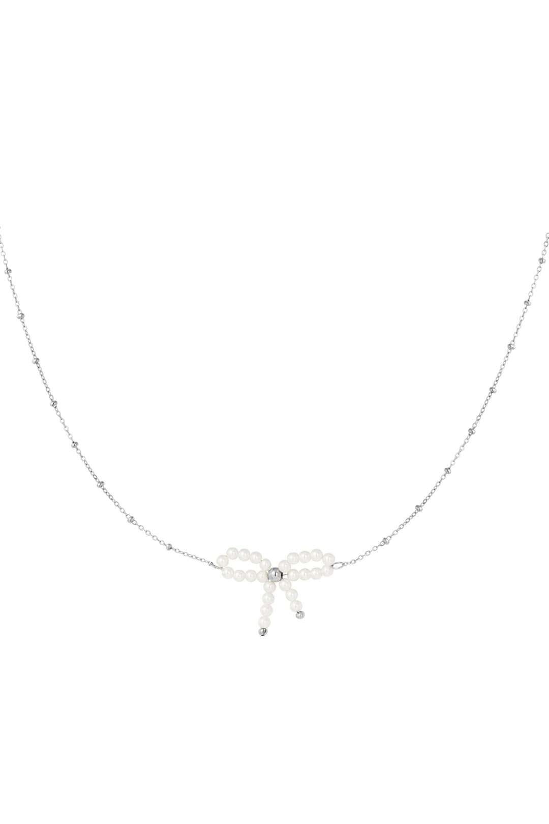 Parel strik ketting